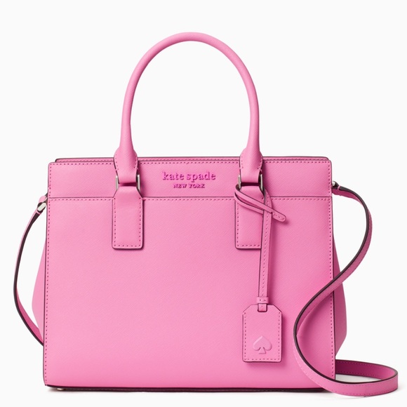 Kate Spade Pink Leather Cameron Satchel Bag - Picture 3 of 13